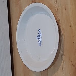 Corning ware cornflower pie plate p-309